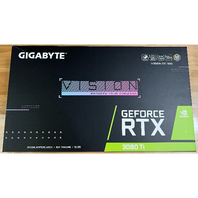 Gigabyte RTX 3080 Ti 12G GV-N308TVISIONPC/タブレット