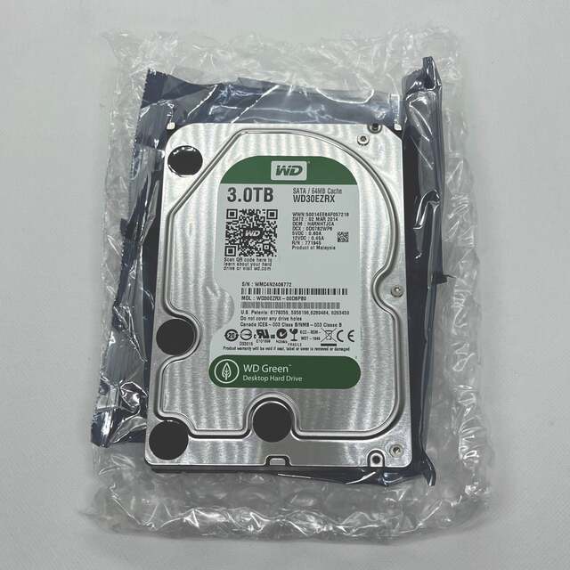 HDD 3.5インチSATA 内蔵ハードディスク 3TBの通販 by 森｜ラクマ
