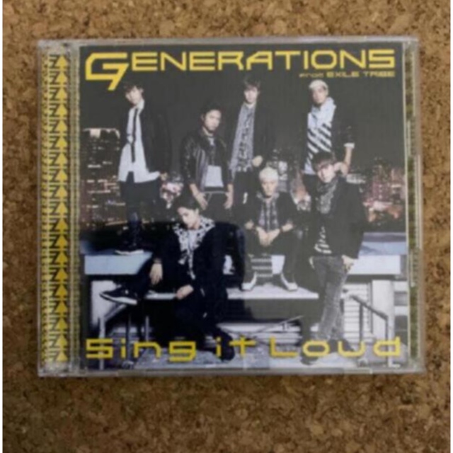 GENERATIONS(ジェネレーションズ)のジェネレーションズ　sing it loud CD+DVD エンタメ/ホビーのCD(ポップス/ロック(邦楽))の商品写真