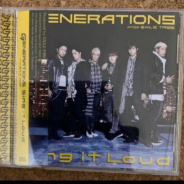 GENERATIONS(ジェネレーションズ)のジェネレーションズ　sing it loud CD エンタメ/ホビーのCD(ポップス/ロック(邦楽))の商品写真