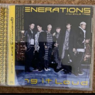 ジェネレーションズ(GENERATIONS)のジェネレーションズ　sing it loud CD(ポップス/ロック(邦楽))