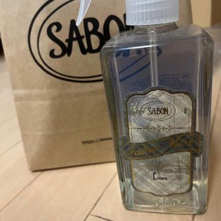 サボン(SABON)のサボン　ファブリックミスト　リネン　350ml(アロマスプレー)