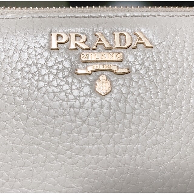 PRADA サフィアーノ 長財布 グレージュ