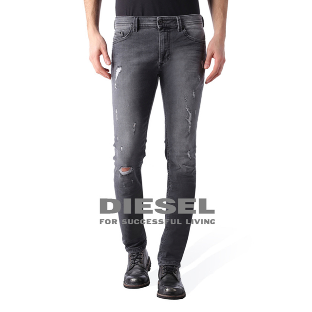 DIESEL(ディーゼル)の新品4万【DIESEL】THAVARクラッシュリップストレッチスキニーデニム28 メンズのパンツ(デニム/ジーンズ)の商品写真