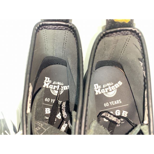 Dr.Martens(ドクターマーチン)のドクターマーチン UK8≒26.5cm 8ホールブーツ 60周年記念 黒 jcs メンズの靴/シューズ(ブーツ)の商品写真