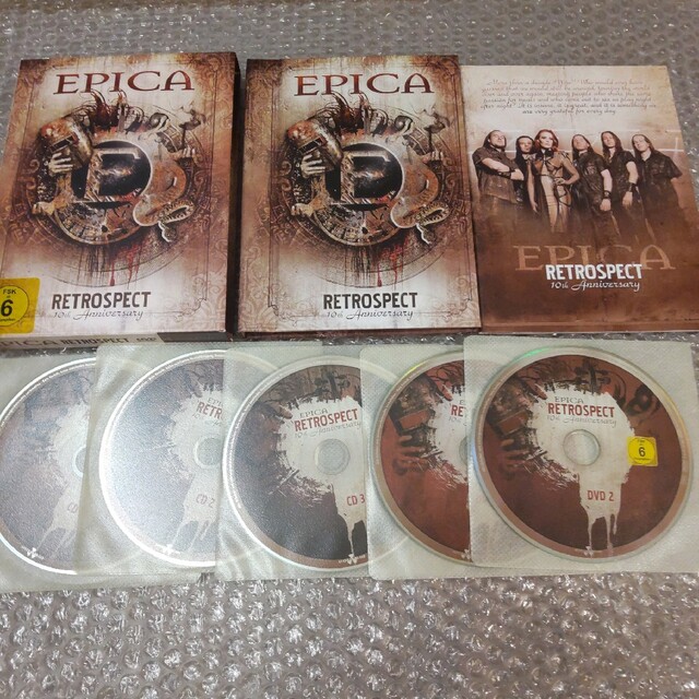 DVD2枚＋CD3枚【EPICA  RETROSPECT】DVD/ブルーレイ