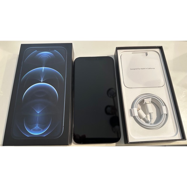 最安値挑戦】 iPhone - iPhone12 pro max 128GB パシフィックブルー