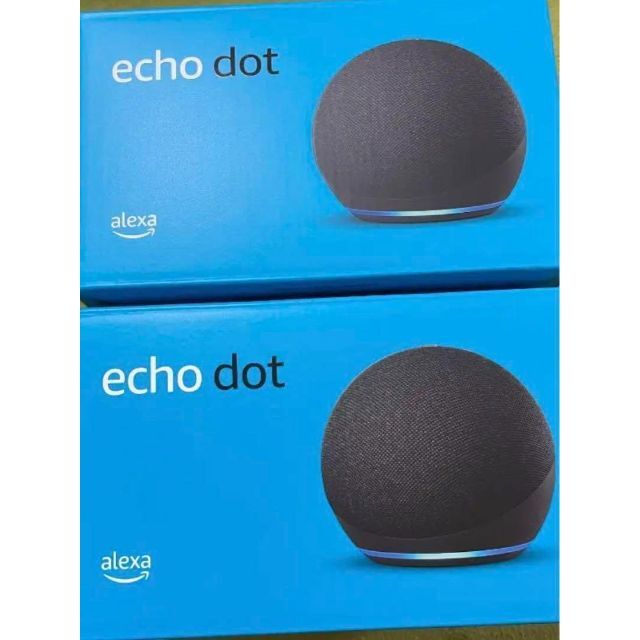 2個セット　Echo Dot  第4世代 スマートスピーカー　チャコール