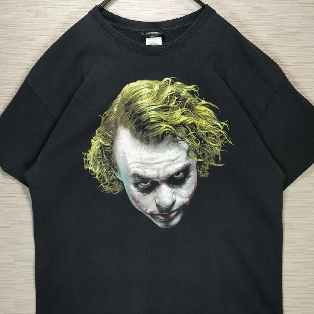 希少 2008 2XL ダークナイト ジョーカー JOKER 映画 Tシャツ