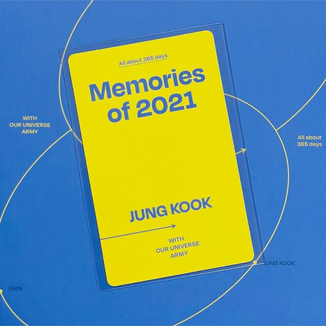 防弾少年団(BTS)(ボウダンショウネンダン)の公式 BTS ジョングク  Memories 2021  Blu-ray トレカ エンタメ/ホビーのトレーディングカード(シングルカード)の商品写真