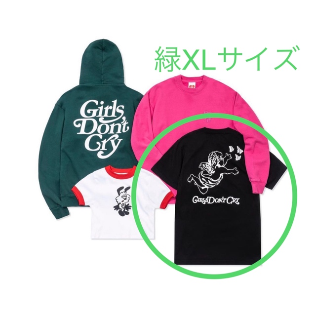 【XL】Girls Don't Cry Angel T-shirt 伊勢丹