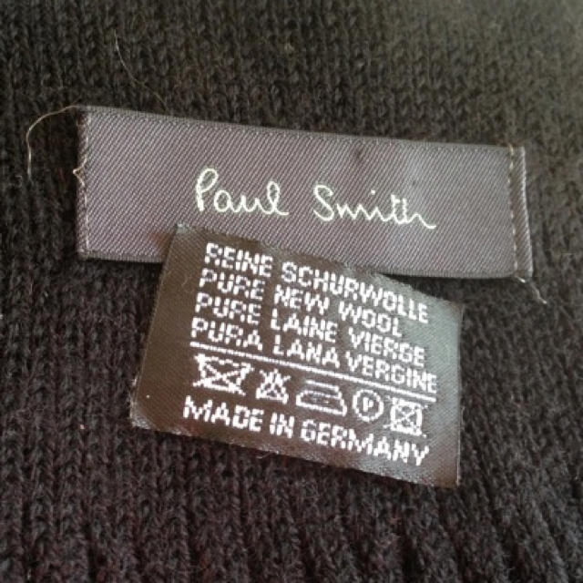 Paul Smith(ポールスミス)のPaulSmith♡シンプル黒マフラー レディースのファッション小物(マフラー/ショール)の商品写真