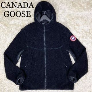 カナダグース(CANADA GOOSE)のカナダグース ボアフリースパーカー AINSWORTH HOODY ブラック L(その他)