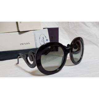PRADA - 正規 プラダ ミニマル バロック ロゴ バタフライテンプル