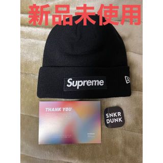 シュプリーム(Supreme)の新品Supreme New Era Box Logo Beanie Black(ニット帽/ビーニー)