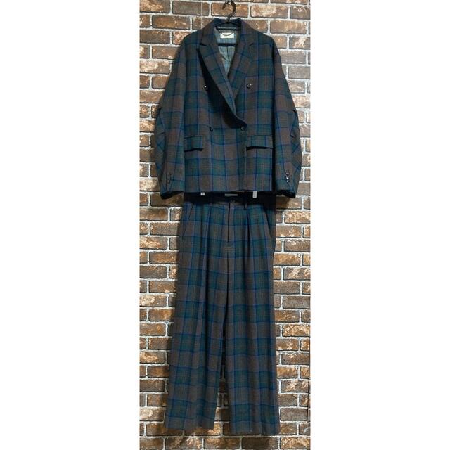 美品【定価85000円】19aw JieDa PLAID プレイド セットアップ