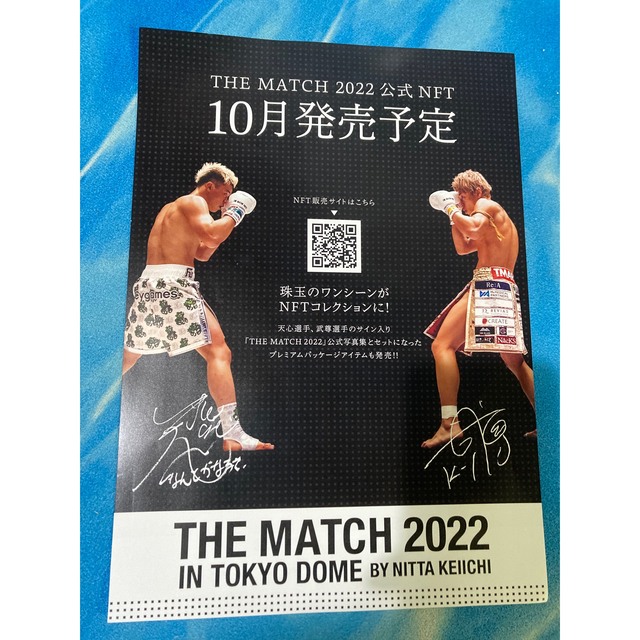 THE MATCH 2022 写真集広告　A4 スポーツ/アウトドアのスポーツ/アウトドア その他(格闘技/プロレス)の商品写真