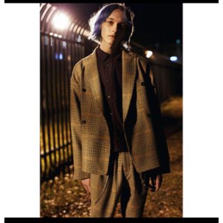 jieda  18aw ハウンドトゥース コーチジャケット