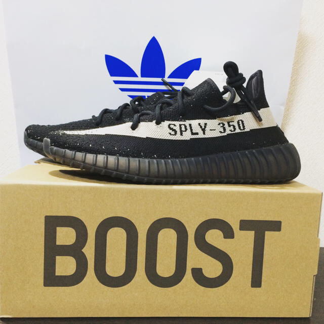 adidas(アディダス)の最終価格！今週まで！yeezy boost 350V2 black&white メンズの靴/シューズ(スニーカー)の商品写真