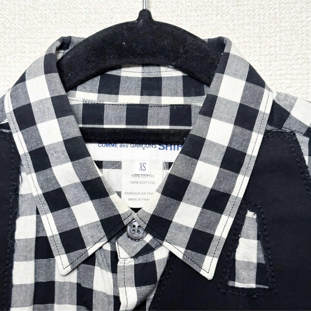 COMME des GARCONS SHIRT 12AW パッチワークシャツ 3