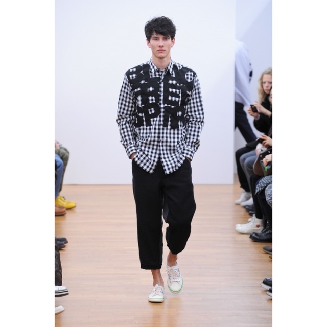 COMME des GARCONS(コムデギャルソン)のCOMME des GARCONS SHIRT 12AW パッチワークシャツ メンズのトップス(シャツ)の商品写真