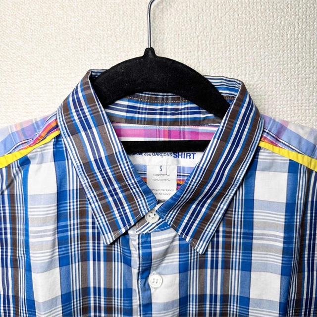 COMME des GARCONS SHIRT 13SS 半袖パッチワークシャツ