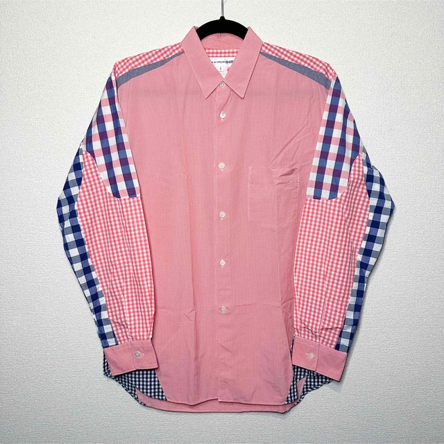 COMME des GARCONS(コムデギャルソン)のCOMME des GARCONS SHIRT 13SS パッチワークシャツ メンズのトップス(シャツ)の商品写真