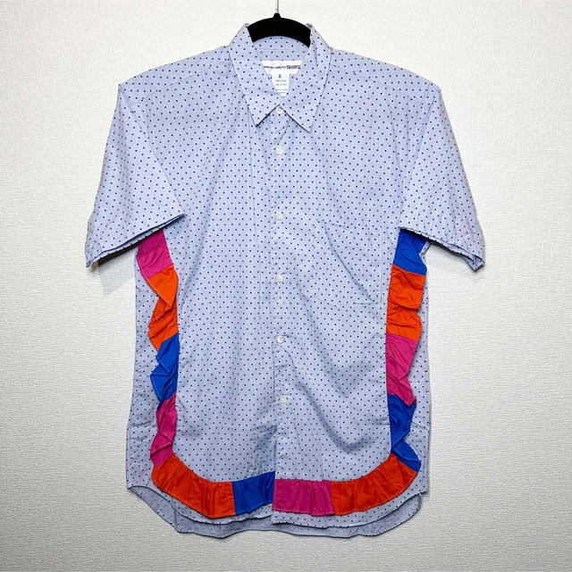 COMME des GARCONS(コムデギャルソン)のCOMME des GARCONS SHIRT フリル装飾半袖シャツ メンズのトップス(シャツ)の商品写真