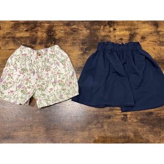 ブランシェス(Branshes)の【美品】branshes/スカート/短パン/2枚セット/100/ブランシェス(スカート)