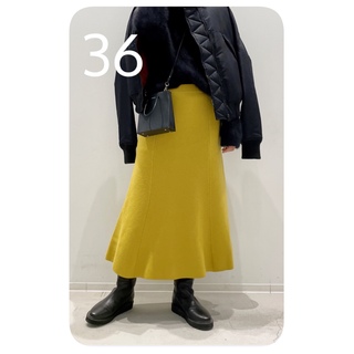 アパルトモンドゥーズィエムクラス(L'Appartement DEUXIEME CLASSE)の新品⭐︎L'Appartment⭐︎Knit Flare Skirt 36(ロングスカート)