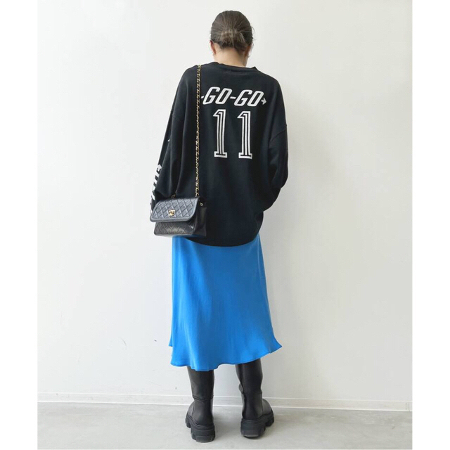 L'Appartement DEUXIEME CLASSE(アパルトモンドゥーズィエムクラス)の専用です★新品 34 アパルトモン Feminity Skirt ブルー レディースのスカート(ひざ丈スカート)の商品写真