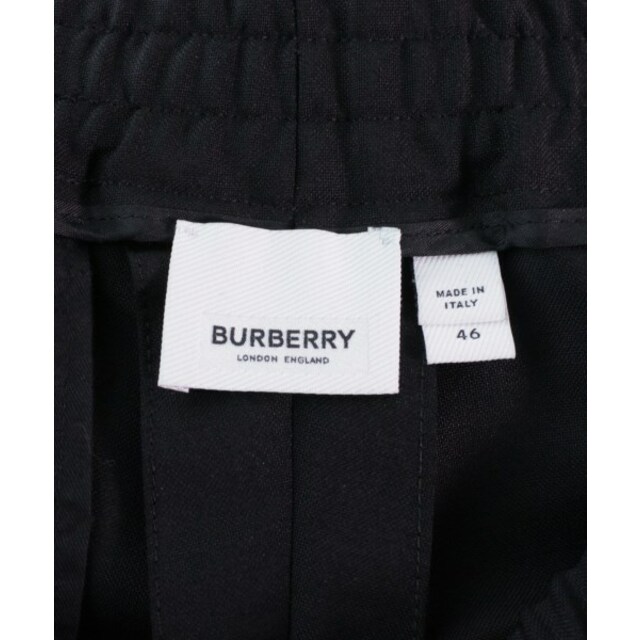 BURBERRY - BURBERRY バーバリー スウェットパンツ 46(M位) 黒x赤