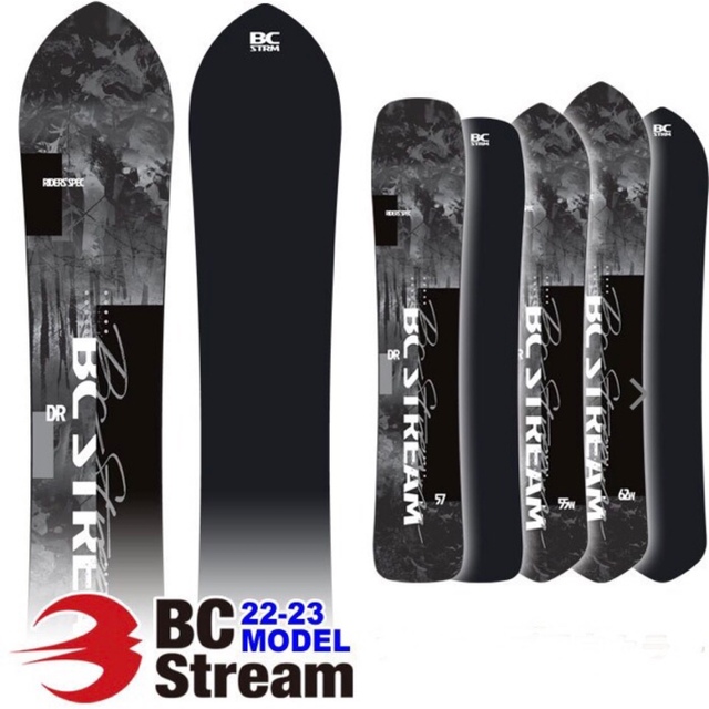 BC Stream(ビーシーストリーム)の【早い者勝ち・新品・限定カラー】2022-23 BC STREAM DR 55W スポーツ/アウトドアのスノーボード(ボード)の商品写真