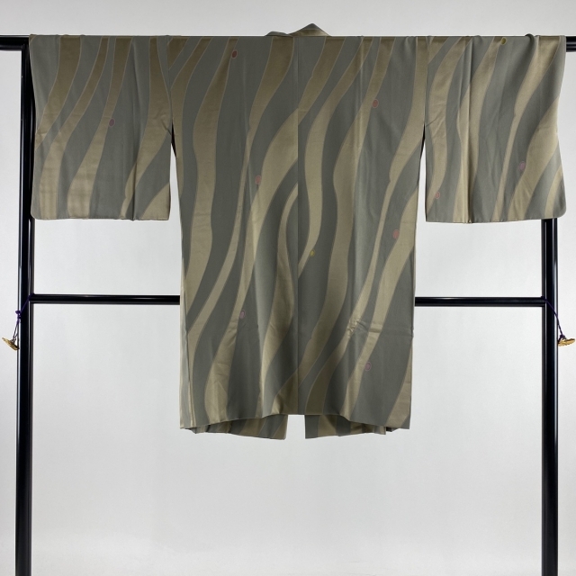 道中着 美品 秀品 96cm 67.5cm 正絹 【中古】 | gellonautos.cl