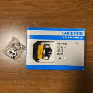 シマノ(SHIMANO)のシマノ　PD-t400 クリッカー付SPDペダル(パーツ)