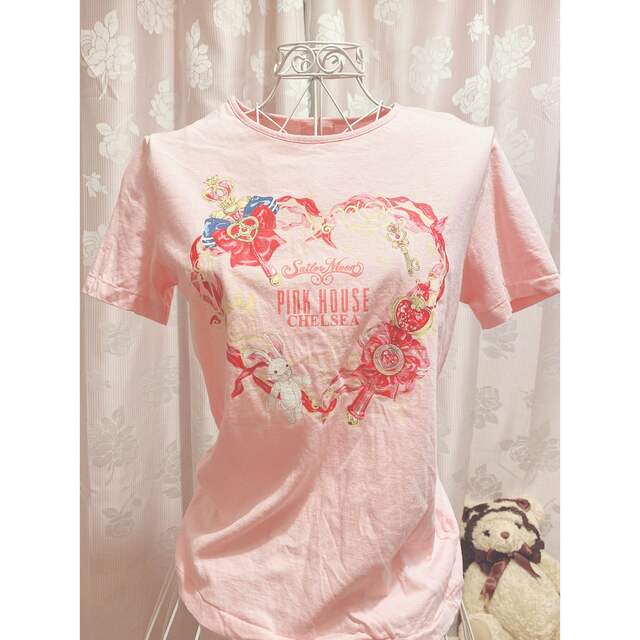 PINK HOUSE(ピンクハウス)のセーラームーン　ピンクハウス　伊勢丹コラボTシャツ レディースのトップス(Tシャツ(半袖/袖なし))の商品写真