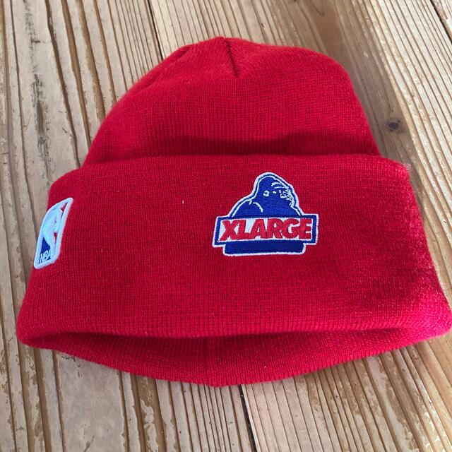 XLARGE(エクストララージ)のXLARGE NBAコラボ限定ニット帽　 レディースの帽子(ニット帽/ビーニー)の商品写真