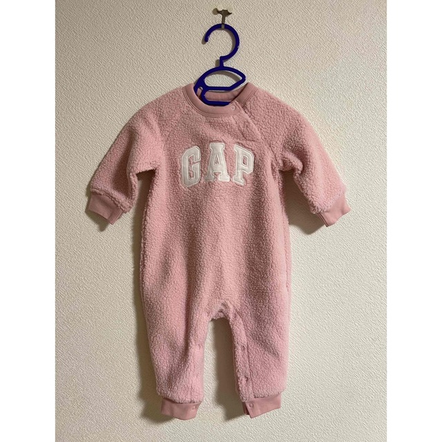 babyGAP(ベビーギャップ)のgapロゴ シェルパ ボディオール 70cm キッズ/ベビー/マタニティのベビー服(~85cm)(カバーオール)の商品写真