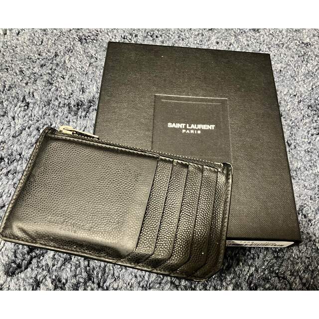 Saint Laurent(サンローラン)のSaint Laurent サンローラン ジップ フラグメント カードホルダー メンズのファッション小物(コインケース/小銭入れ)の商品写真