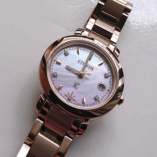 CITIZEN(シチズン)のXC❇️2700本限定 hikari さくらピンク 電波ソーラー腕時計 稼働品 レディースのファッション小物(腕時計)の商品写真