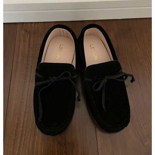 Bonpoint(ボンポワン)のsuède shoes キッズ/ベビー/マタニティのキッズ靴/シューズ(15cm~)(ローファー)の商品写真