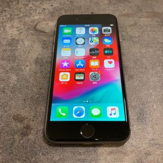 アイフォーン(iPhone)の24866T iPhone6 32GB グレー　SoftBank 中古品(スマートフォン本体)