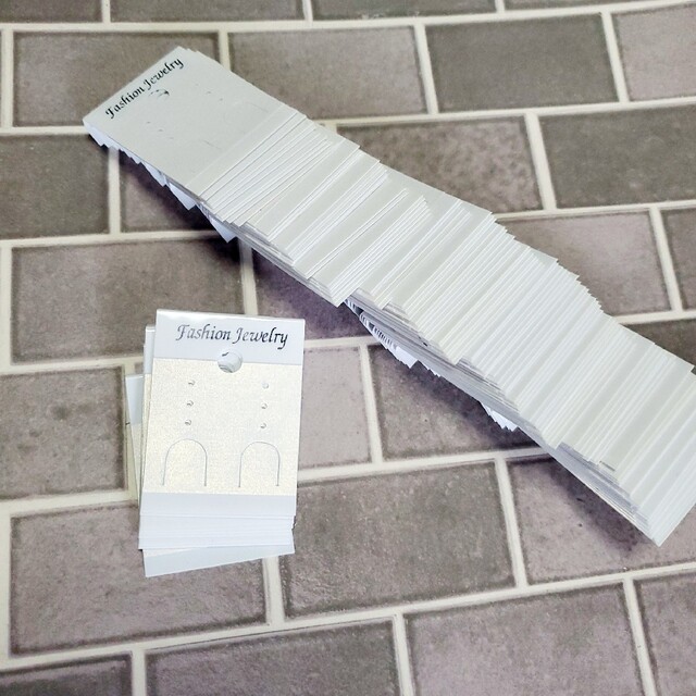 アクセサリー台紙のセット ハンドメイドの文具/ステーショナリー(カード/レター/ラッピング)の商品写真
