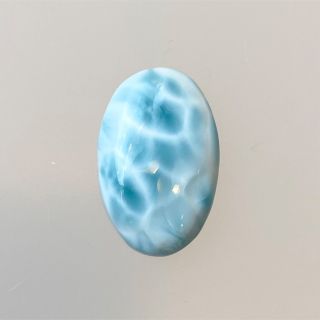 #99 天然ラリマー　18.40ct 模様がきれい 希少品(リング(指輪))