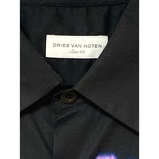 DRIES VAN NOTEN(ドリスヴァンノッテン)のドリスヴァンノッテン　長袖シャツ　タイダイ　プリント　ブラック　メンズ　44 メンズのトップス(シャツ)の商品写真