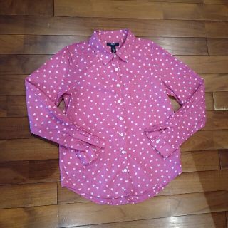 ギャップキッズ(GAP Kids)のGAP kids 女の子シャツ　ピンク　160cm(ブラウス)