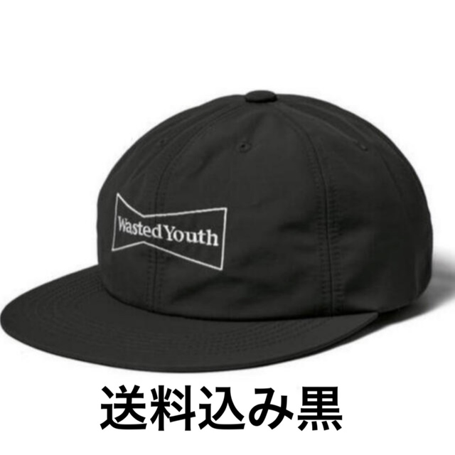 wasted youth cap キャップ 黒