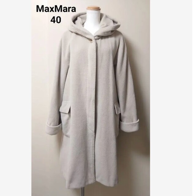 人気ブランドを Max マックスマーラ カシミア混コート 40 - Mara