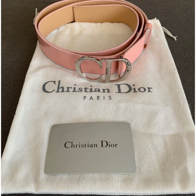 Christian Dior(クリスチャンディオール)のクリスチャンディオール　Christian Diorピンクベルトお値下げしました レディースのファッション小物(ベルト)の商品写真