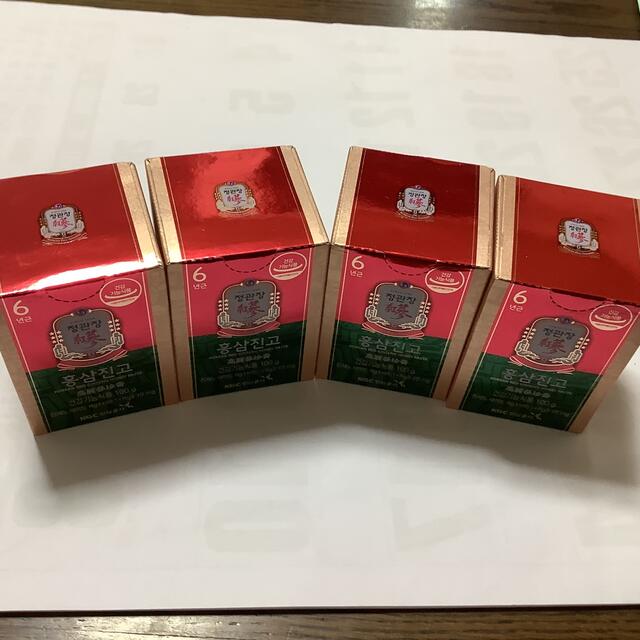 正官庄] 高麗人参濃縮エキス6年根(韓国紅蔘珍膏)100g ４箱セットの通販